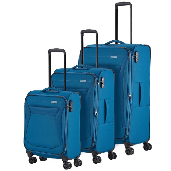 Travelite Chios 4 wielen Kofferset 3-delig met uitbreidingsplooi