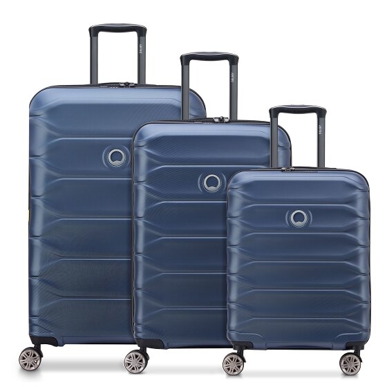 Delsey Paris Meteor 4 wielen Kofferset 3-delig met uitbreidingsplooi