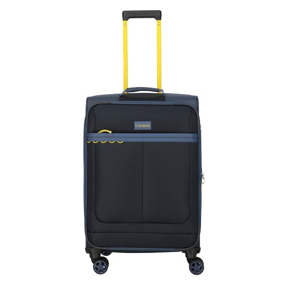 Travelite Color Craze 4 wielen Trolley M 66 cm met uitbreidingsplooi