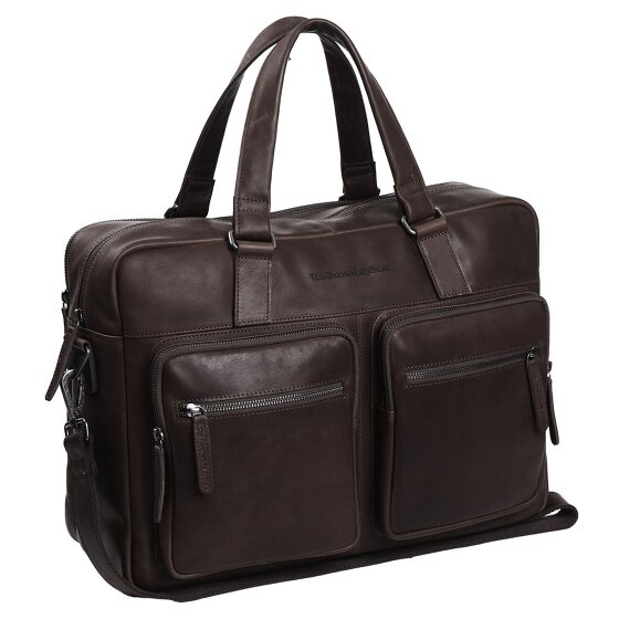 The Chesterfield Brand Wax Pull Up Koffer Leer 43 cm Laptop compartiment