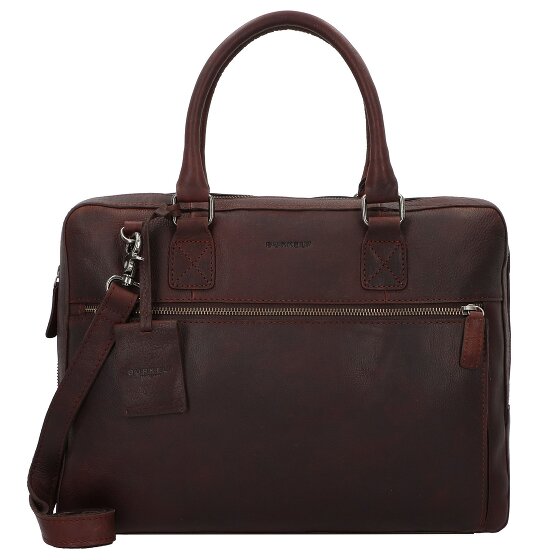 Burkely Antieke Avery aktetas Leer 38 cm Laptopcompartiment