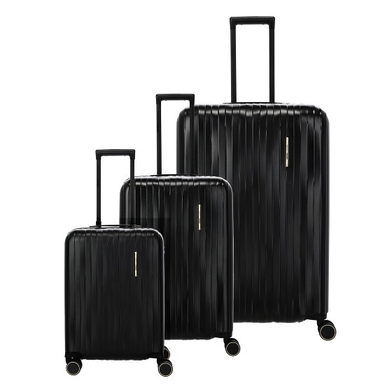 Travelite Barbara Novelty 4 wielen Kofferset 3-delig met uitbreidingsplooi