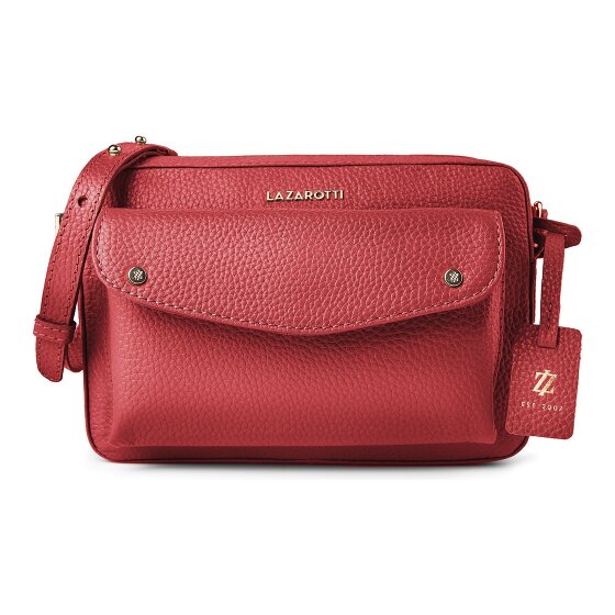 Lazarotti Bologna Leather Crossbody tas Leder 21 cm