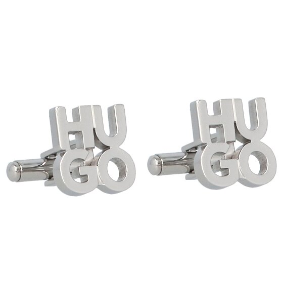 Hugo E-Stacked Manchetknopen Roestvrij Staal 1,5 cm