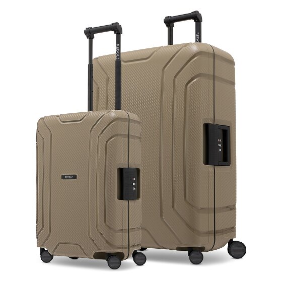 Redolz Essentials 15 4-wiel 15 kofferset 2 stuks met driepuntsluiting
