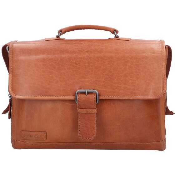 Plevier Quartz aktetas leer 41 cm laptopvak
