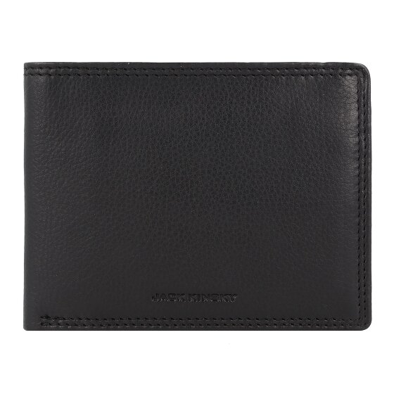 Jack Kinsky Portemonnee RFID-bescherming Leer 12 cm