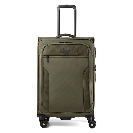 d&n Travel Line 9704 4 wielen Trolley M 68 cm met uitbreidingsplooi