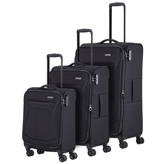 Travelite Chios 4 wielen Kofferset 3-delig met uitbreidingsplooi