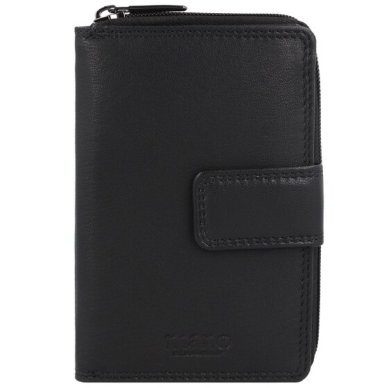 mano Donna Giulia Leren Portemonnee 9 cm