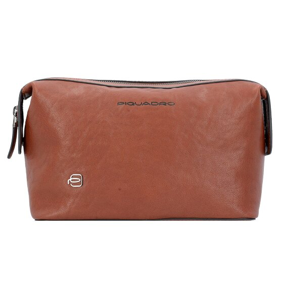 Piquadro Black Square Toilettas Leder 23 cm