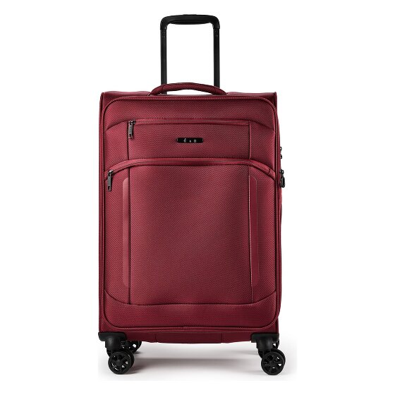 d&n Travel Line 9804 4 wielen Trolley M 68 cm met uitbreidingsplooi