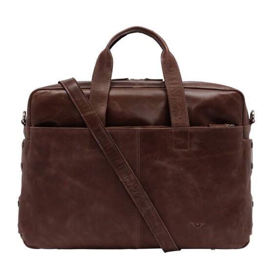 Voi City Cowboy Koffer Leer 41 cm Laptop compartiment