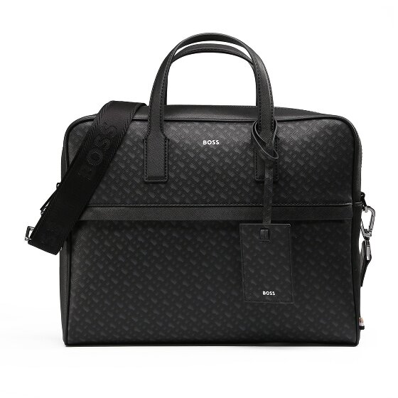 Boss Zair Koffer Leer 38 cm Laptop compartiment