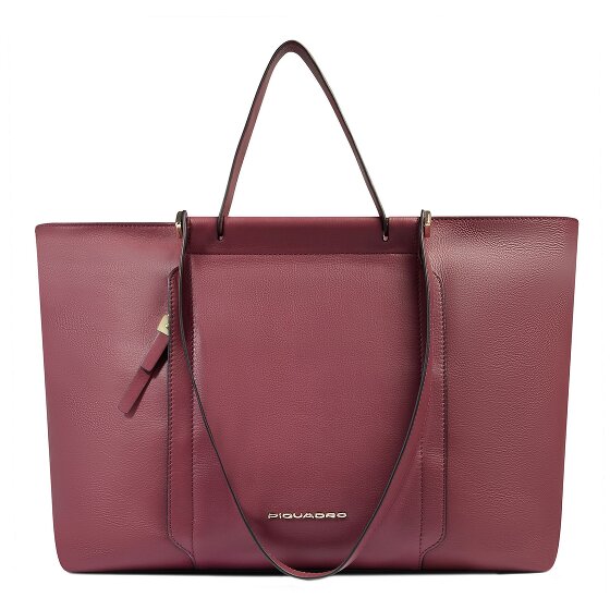 Piquadro Circle Shopper Tas Leer 38 cm Laptop compartiment