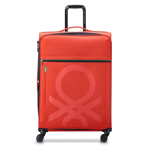 Delsey Paris x United Colors of Benetton Colour Block 4-wiel trolley 77cm met uitbreidingsvouw