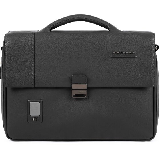 Piquadro Akron aktetas leer 42 cm Laptopvak