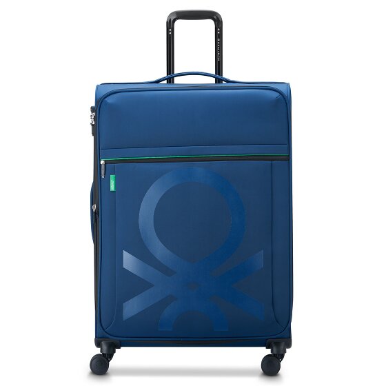 Delsey Paris x United Colors of Benetton Colour Block 4-wiel trolley 77cm met uitbreidingsvouw
