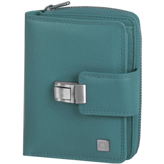Greenburry Sponsachtig portefeuille leer 9,5 cm