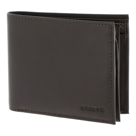 oxmox Leather Portemonnee RFID-bescherming Leder 10 cm