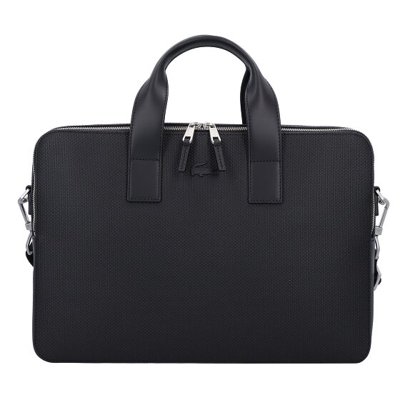 Lacoste Chantaco aktetas Leer 39 cm Laptopcompartiment