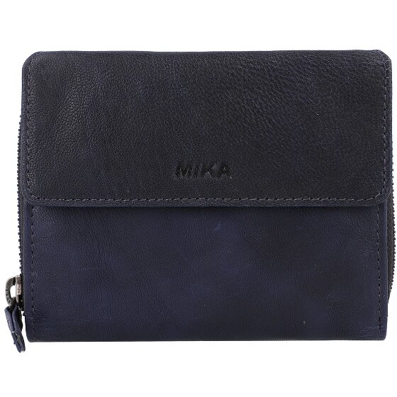 Mika Leren portemonnee 12,5 cm