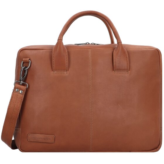 Plevier Gherkin Gherkin Koffer Leer 40 cm Laptop compartiment