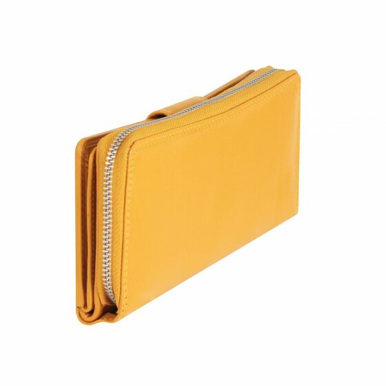 Greenburry Sponsachtig portefeuille leer 9,5 cm