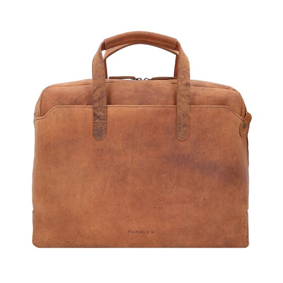 Harold's Antic aktetas Leer 39 cm Laptopvak