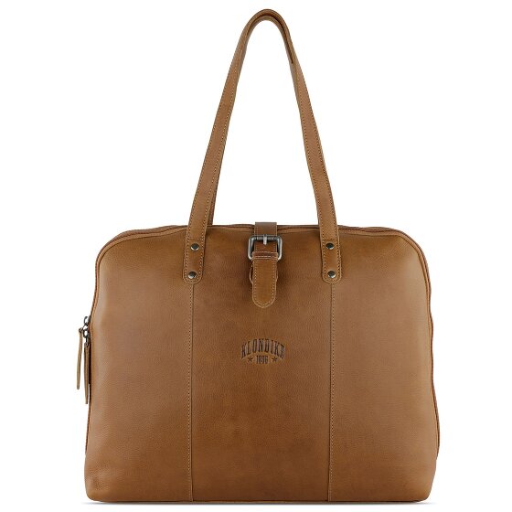 Klondike 1896 Gold Charles Koffer Leer 37 cm Laptop compartiment