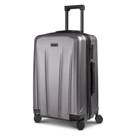 Police New York 4 wielen Trolley M 62 cm met uitbreidingsplooi