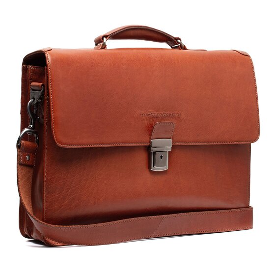 The Chesterfield Brand Salvatore Aktetas Messenger Leer 42 cm Laptop compartiment