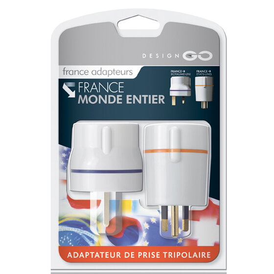 Go Travel Reisadapter Frankrijk-Amerikaans