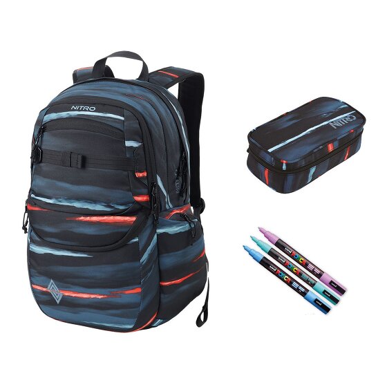 NITRO Future Hero Schooltas set 3-delig
