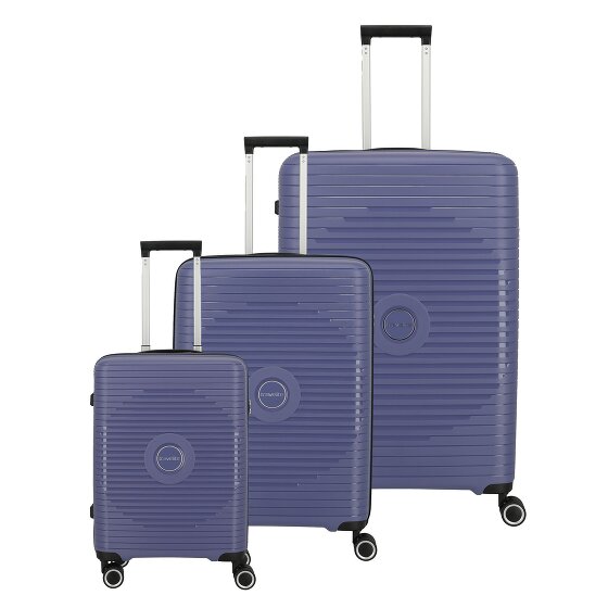 Travelite Orbita 4 wielen Kofferset 3-delig met uitbreidingsplooi