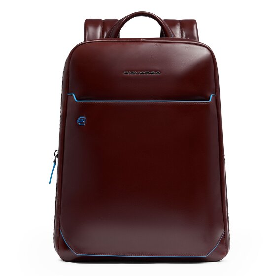 Piquadro Blue Square Dagrugzak RFID-bescherming Leer 37 cm Laptop compartiment