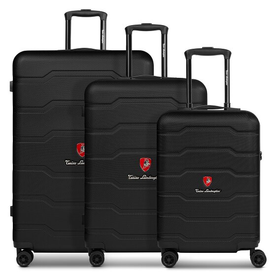 Tonino Lamborghini Bologna 4 wielen Kofferset 3-delig