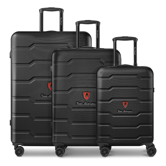 Tonino Lamborghini Bologna 4 wielen Kofferset 3-delig