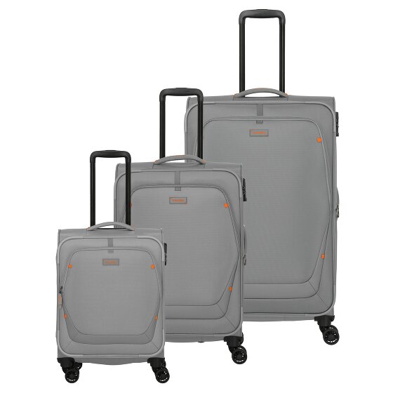 Travelite Umbria 4 wielen Kofferset 3-delig met uitbreidingsplooi