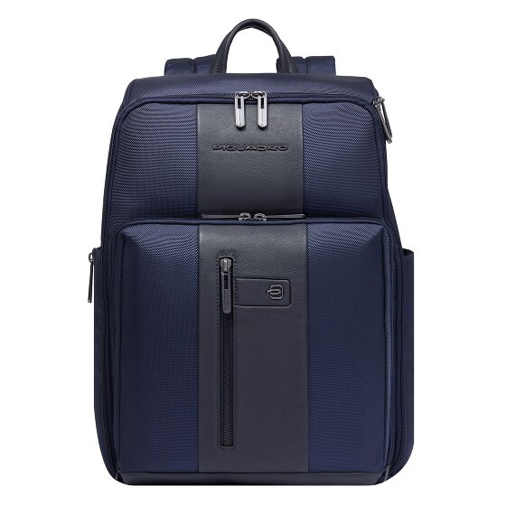Piquadro Korte reisrugzak leer 43 cm laptopvak