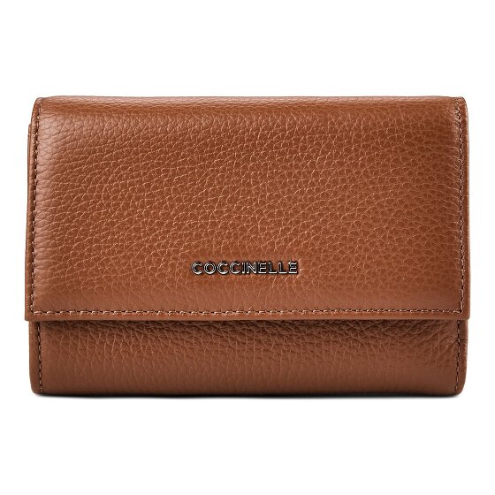 Coccinelle Metallic Zacht Portemonnee Leer 14 cm