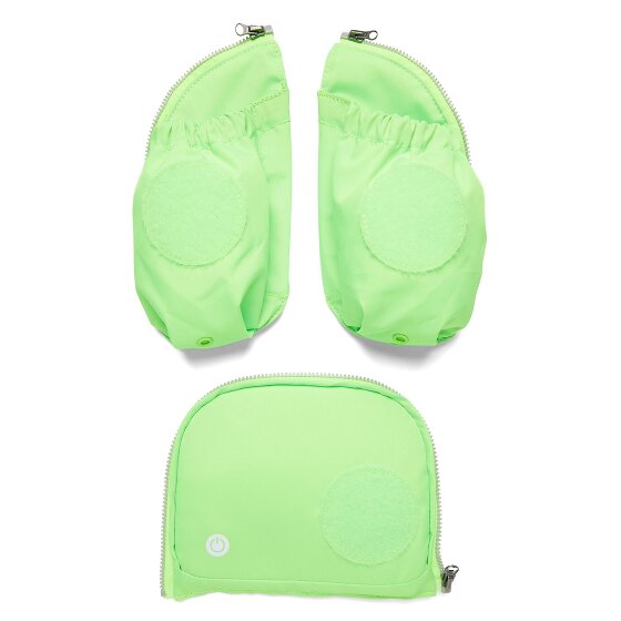 Ergobag Accessoires Fluo Led Zakken Veiligheidsset 3st. Ergobag Accessoires Fluo Led Zakken Veiligheidsset 3st.