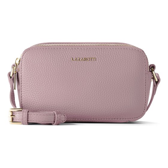 Lazarotti Bologna Leren Schoudertas Camera-Tas Leer Dubbele Ritssluiting 18 cm