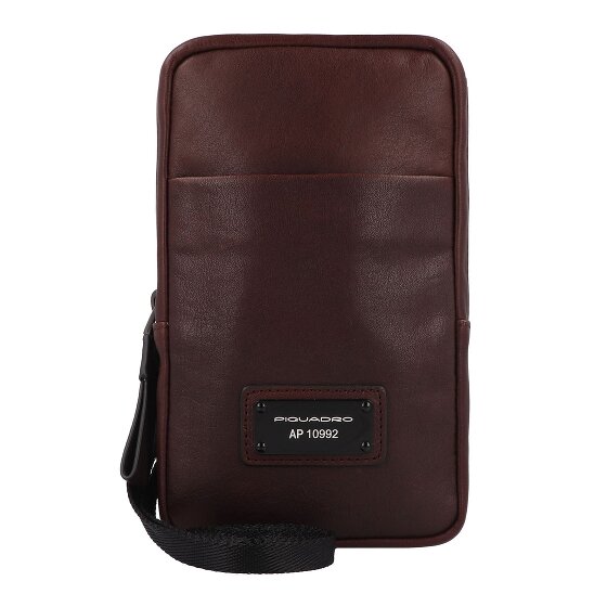 Piquadro Harper Telefoonhoesje Leer 12 cm