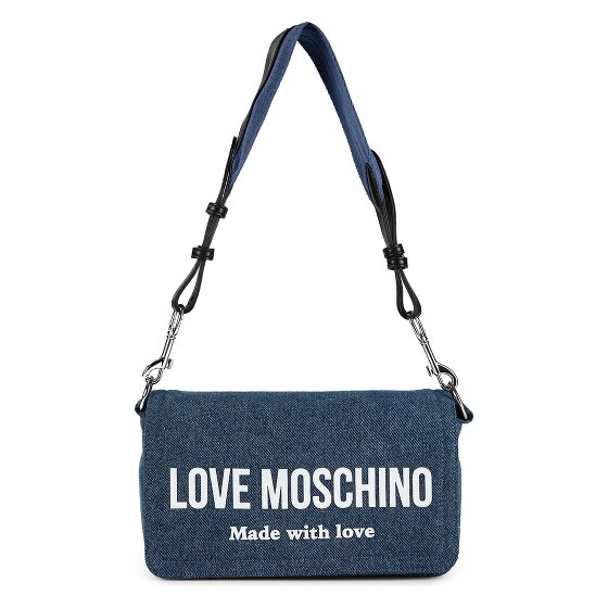 Love Moschino Denim Signature Love Schoudertas 24 cm