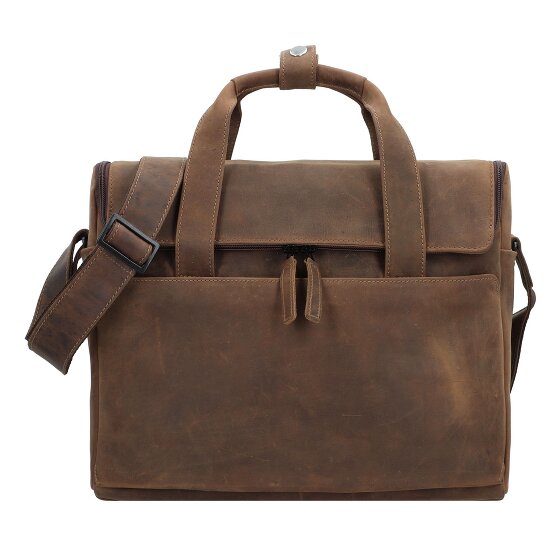 Harold's 2 in 1 Koffer Leer 36 cm Laptop compartiment
