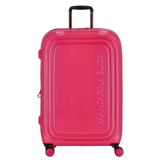 Mandarina Duck Logoduck + Metal 4 wielen Trolley L 75 cm met uitbreidingsplooi