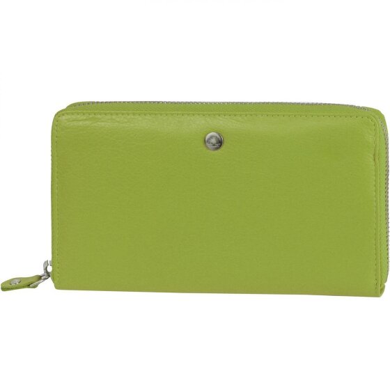 Greenburry Sponsachtige portefeuille leer 19 cm