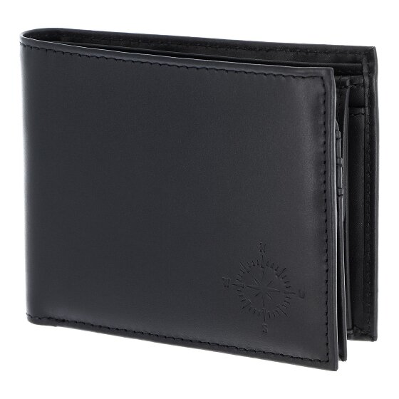 oxmox Leather Portemonnee RFID-bescherming Leder 12 cm