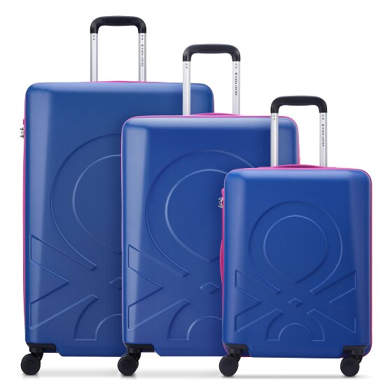 Delsey Paris x United Colors of Benetton Fabrica 4-wiel kofferset 3-delig.